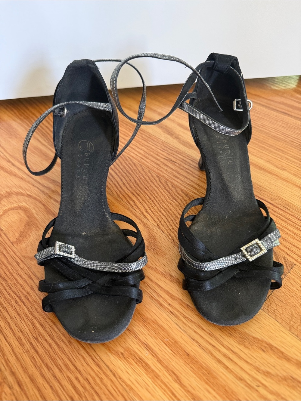 Burju Shoes - Dancing shoes - Strappy Evening Sandals with Ankle Tie